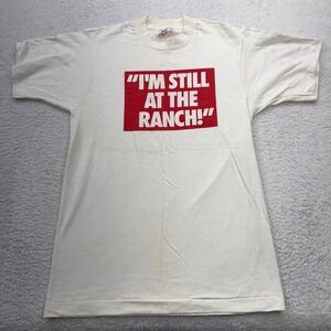 Vintage 90s Fruit of the Loom Mens M Im Still At The Ranch T Shirt Canyon Ranch
